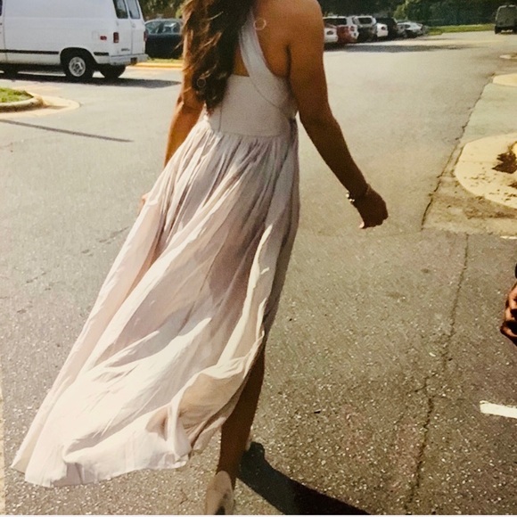 Armani Exchange Silk Grey Dress - Picture 2 of 7